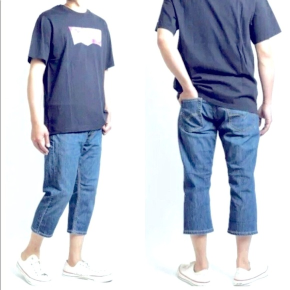 Levi's Cool 505 Regular Fit Cropped Big E Premium Denim NWT​​​ - Picture 1 of 8